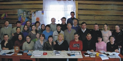 Kogudusekoolist osavõtjad Birskis jaanuaris 2008. Foto: Anu Väliaho